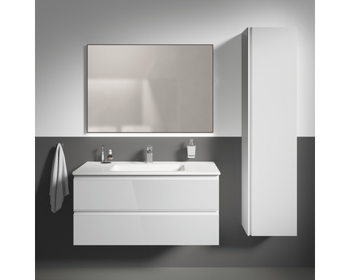 Badkamermeubelset Ideal Standard Connect E BxHxD 101,5 x 50,5 x 46,5 cm, witte fronten met witte keramische wastafel K8700WG