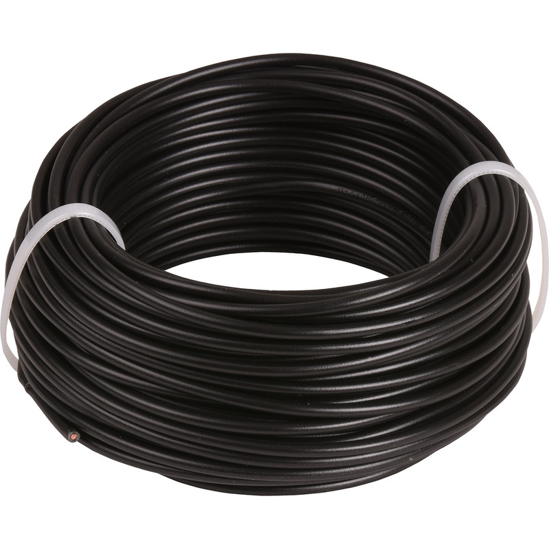 Installatiedraad VD H07V-U 20m 1,5mm² zwart