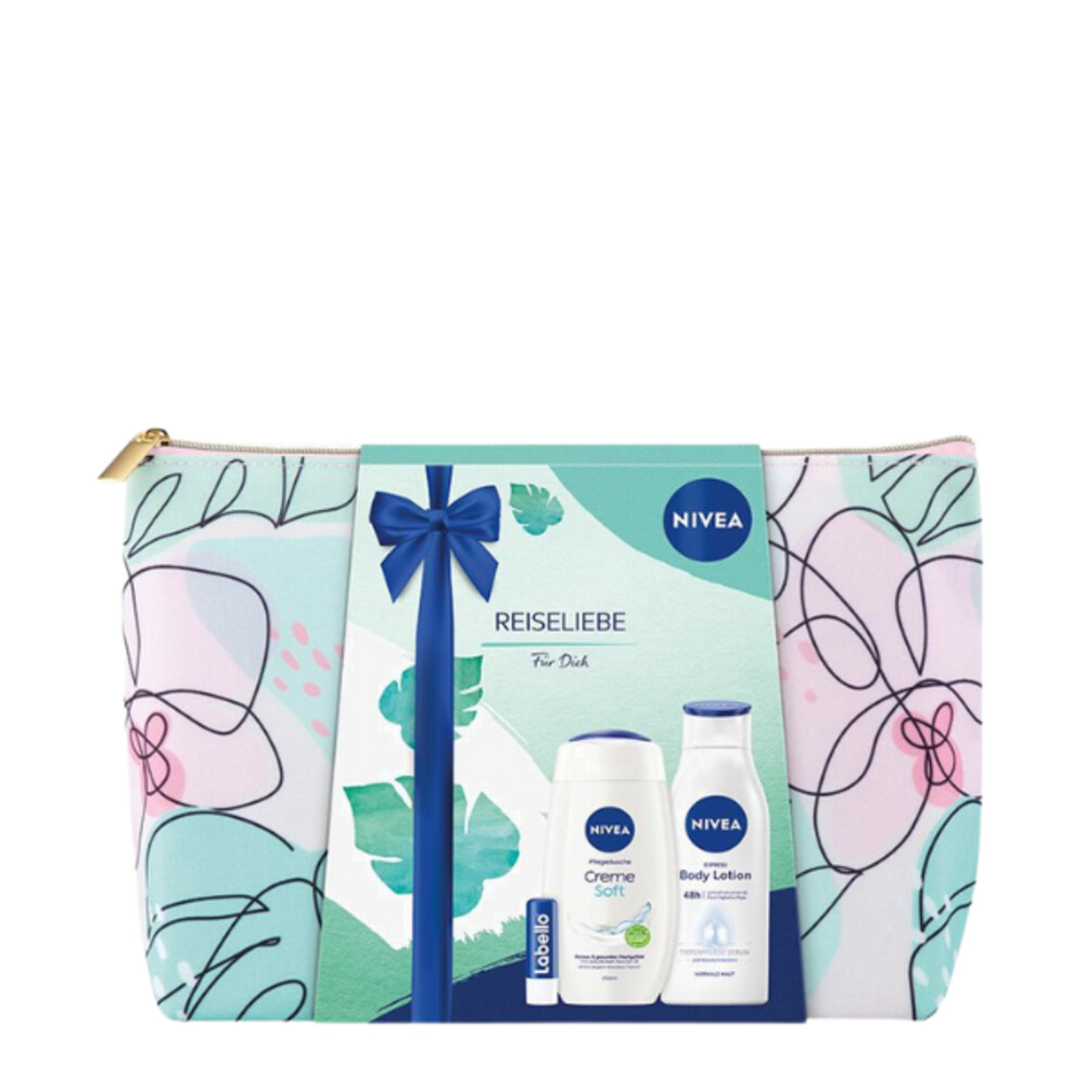 Nivea Travel Lover Geschenkset Body Lotion + Douchegel + Labello Lippenbalsem1 set