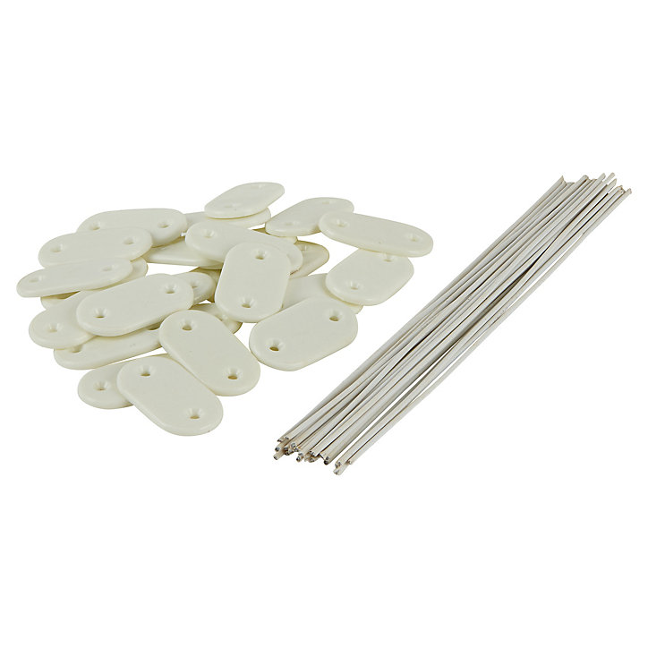 26 fixations BV Blooma blanches