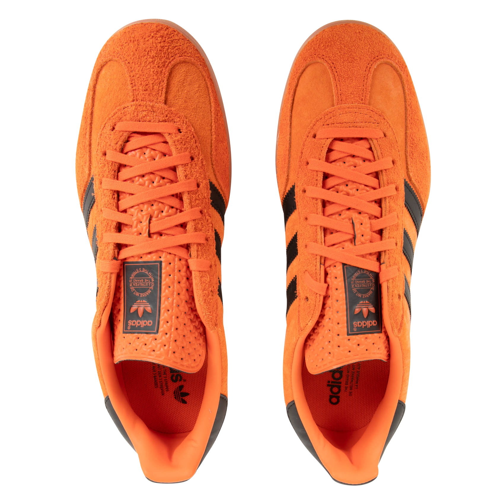 GAZELLE INDOOR - Basket basses velours GAZELLE INDOOR | Orange