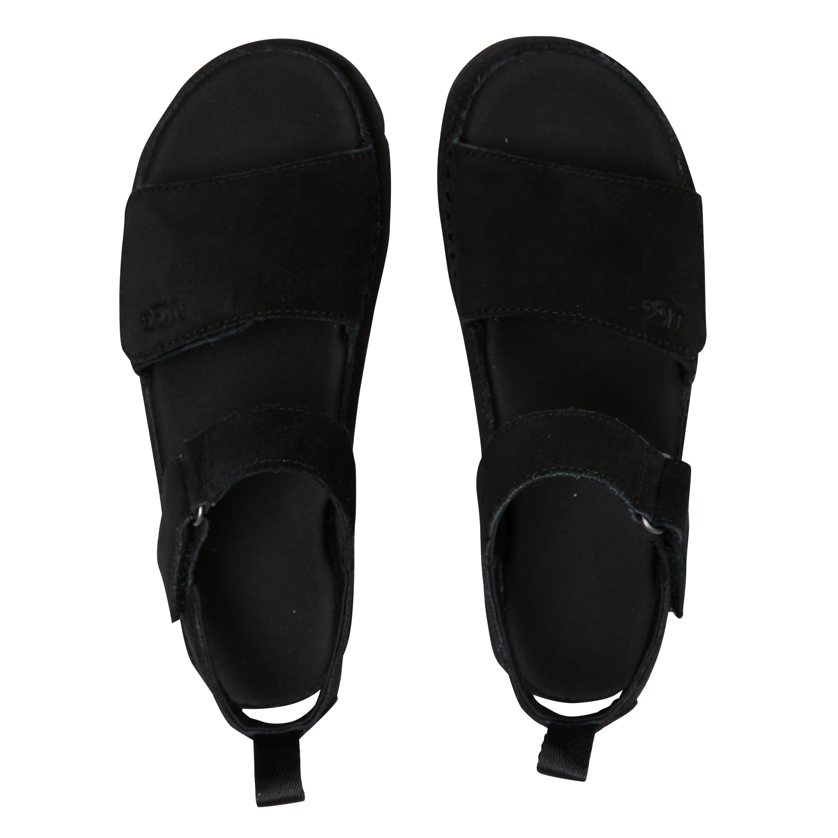 GOLDENSTAR - Sandales compensées en cuir | Noir