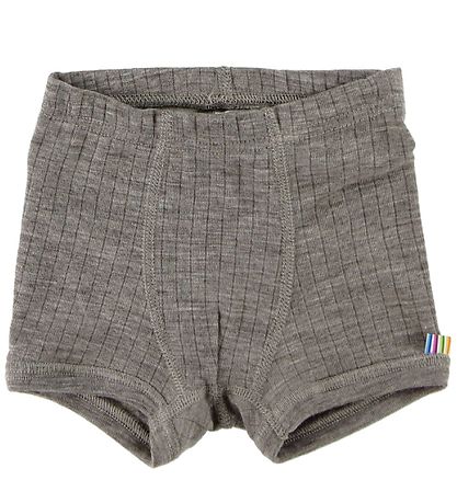 Joha Boxershorts - Wolle - Braunmeliert