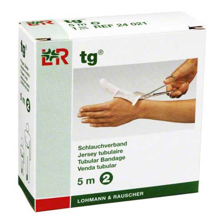 TG Schlauchverband Größe 2 5 m weiß 24021, 1 St