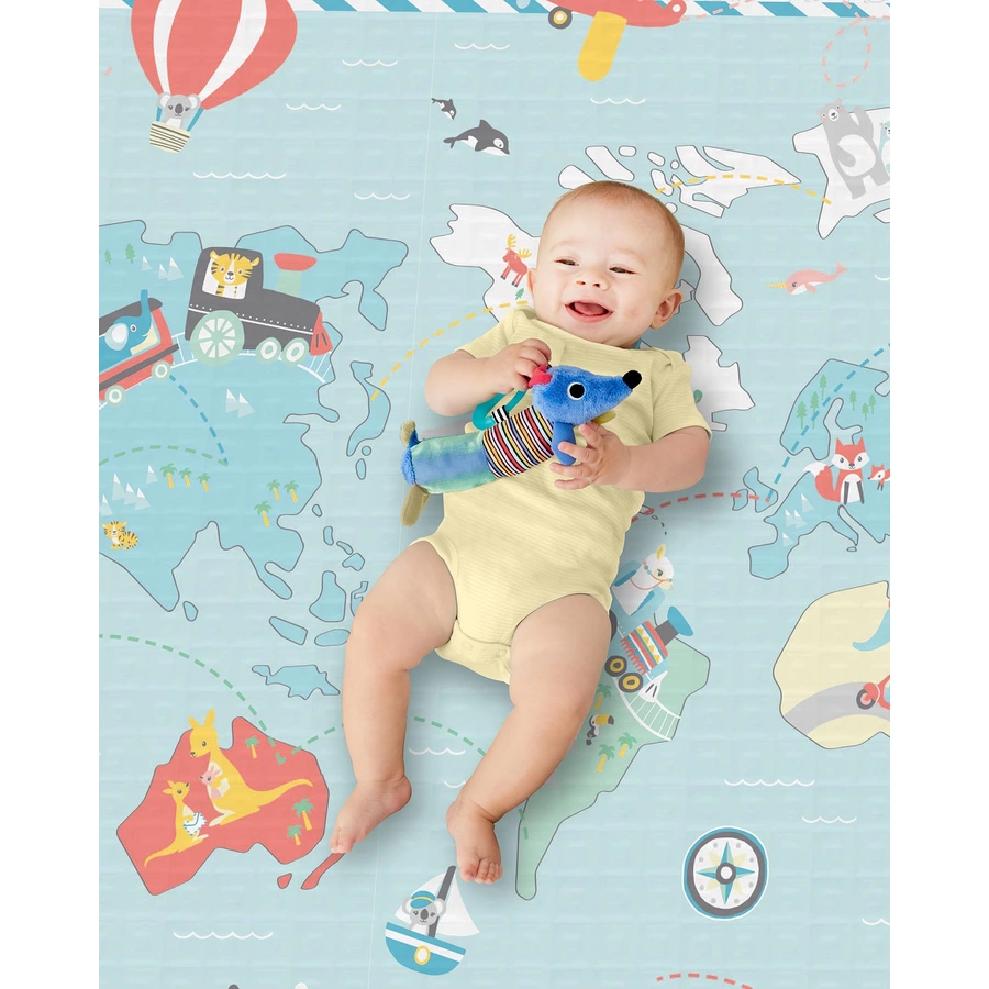 Skip Hop Doppelseitige Spielmatte Reisefreunde