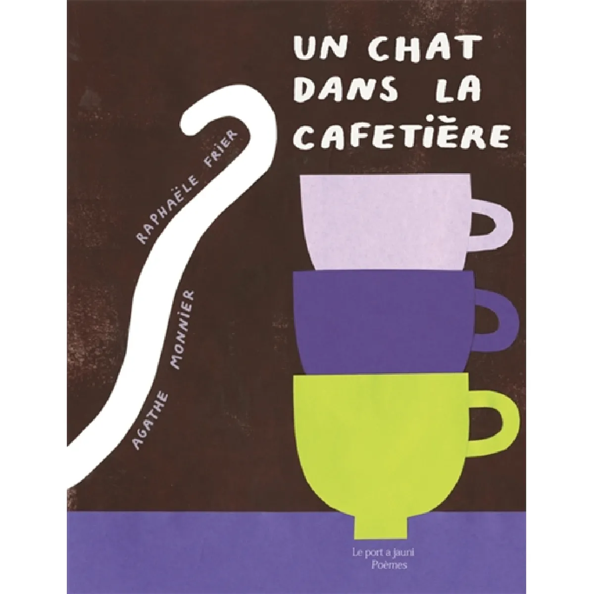 Un chat dans la cafetière