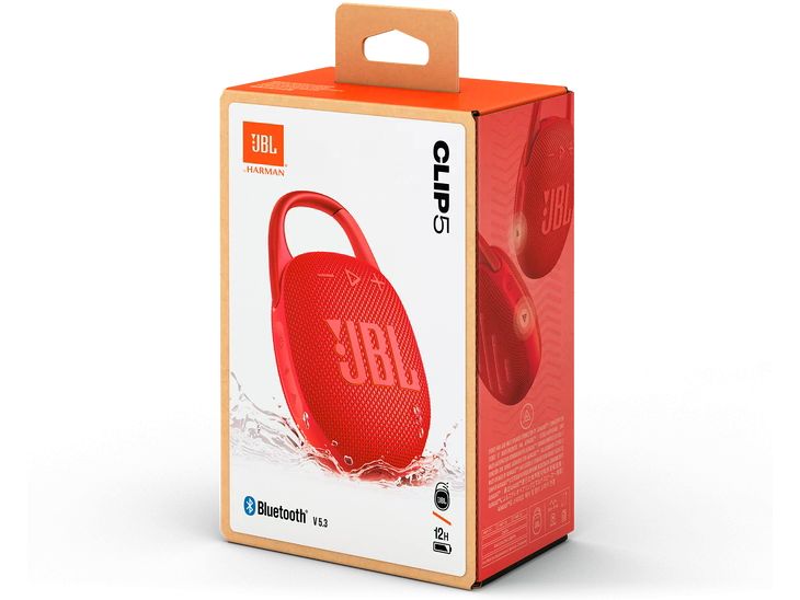 JBL Clip 5 Rot Ultra-kompakter wasserdichter Lautsprecher