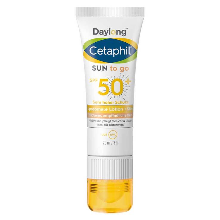 Cetaphil Sun to go liposomale Lotion und Stick SPF 50 +, 20 ml