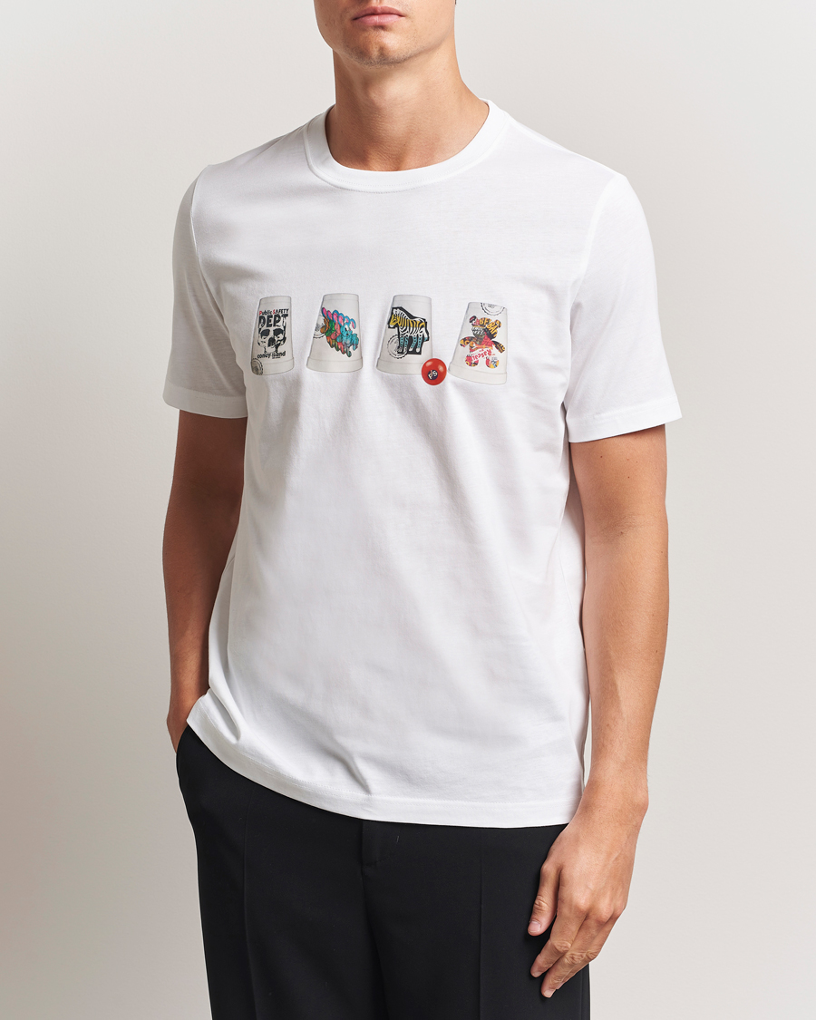 PS Paul Smith Cups Crew Neck T-Shirt White