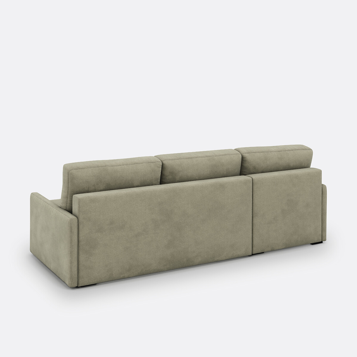 LA REDOUTE INTERIEURS<br>Sofá-cama de canto, tecido texturizado, Bultex Marta
