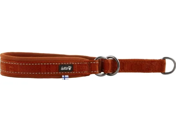 Hurtta Casual halsbånd m. halvkvæl, cinnamon 25-35 cm