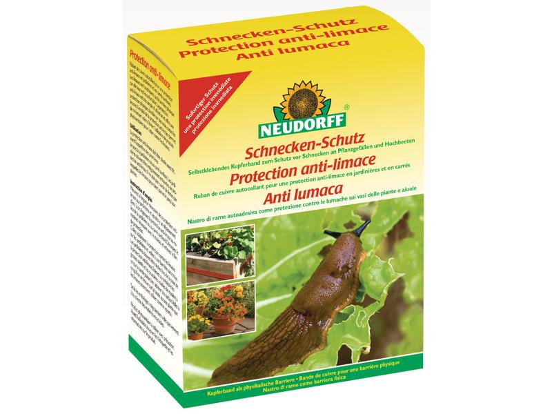 Neudorff Schnecken-Schutz, 2 Stück Selbstklebendes Kupferband zum Schutz vor Schnecken