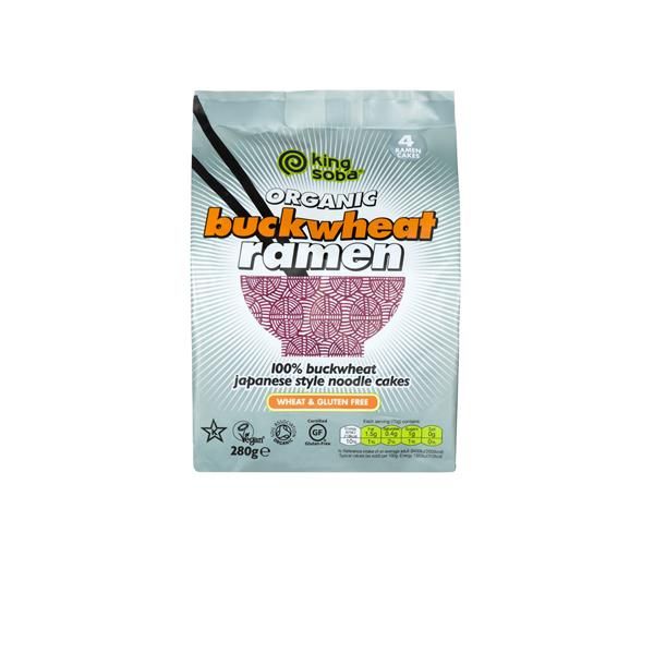 King Soba Bio Noodles Ramen Trigo Sarraceno 280G (4 X 70G)
