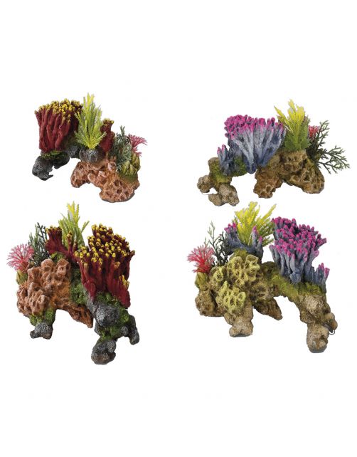 Aqua Della Decor Koraal M - Aquarium - Ornament - 15.5x9x10.5 cm Assorti
