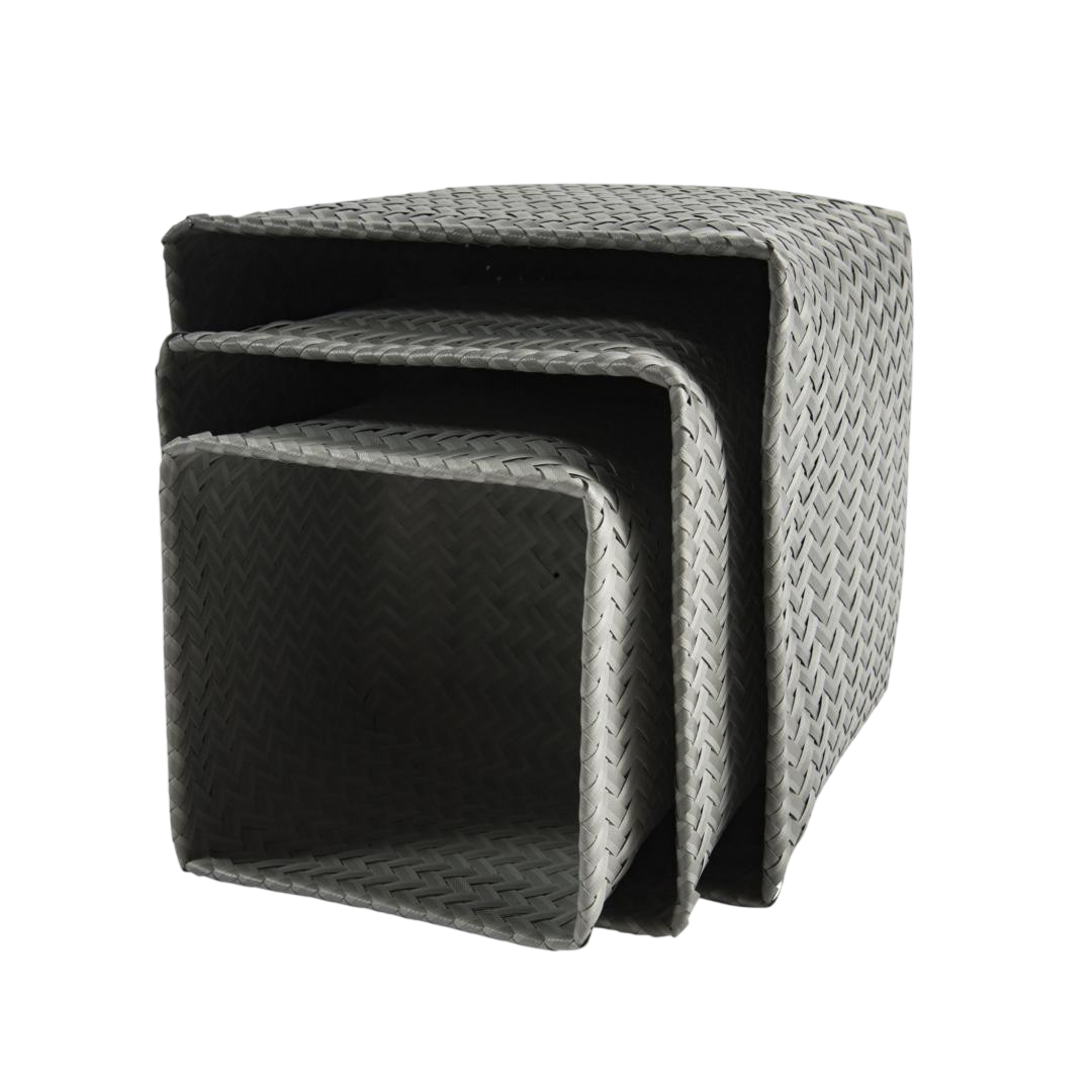 Korb, 3-in-1, Grau
