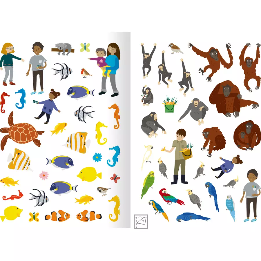 arsEdition MINI-Stickerheft Im Zoo