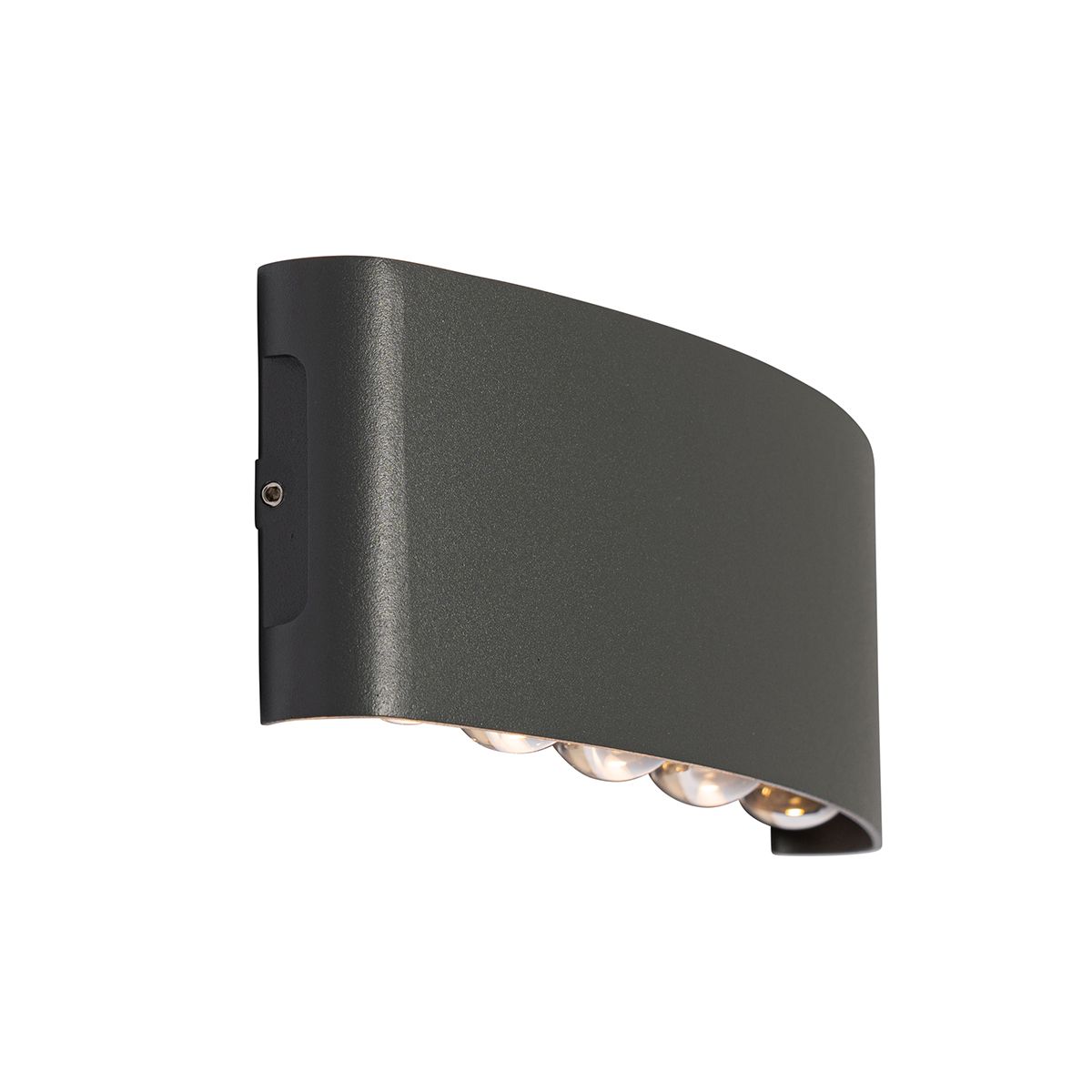 Buiten wandlamp donkergrijs incl. LED 10-lichts IP54 - Silly