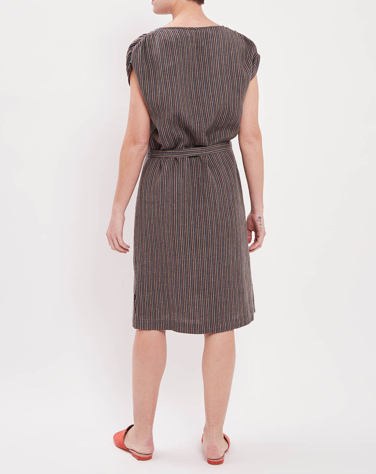 Harris Wilson Robe 100% Lin Constance charcoal