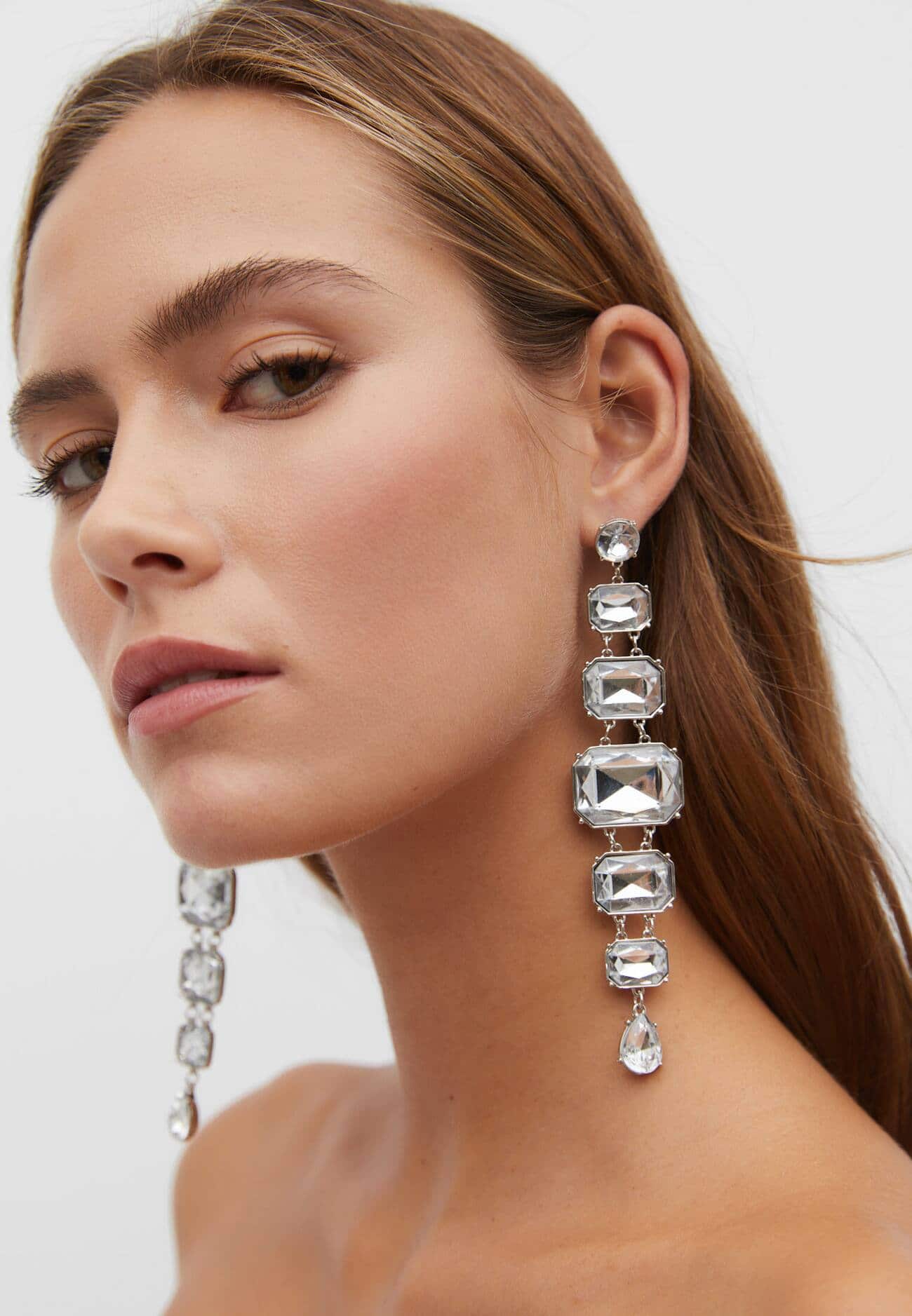 Brincos de strass