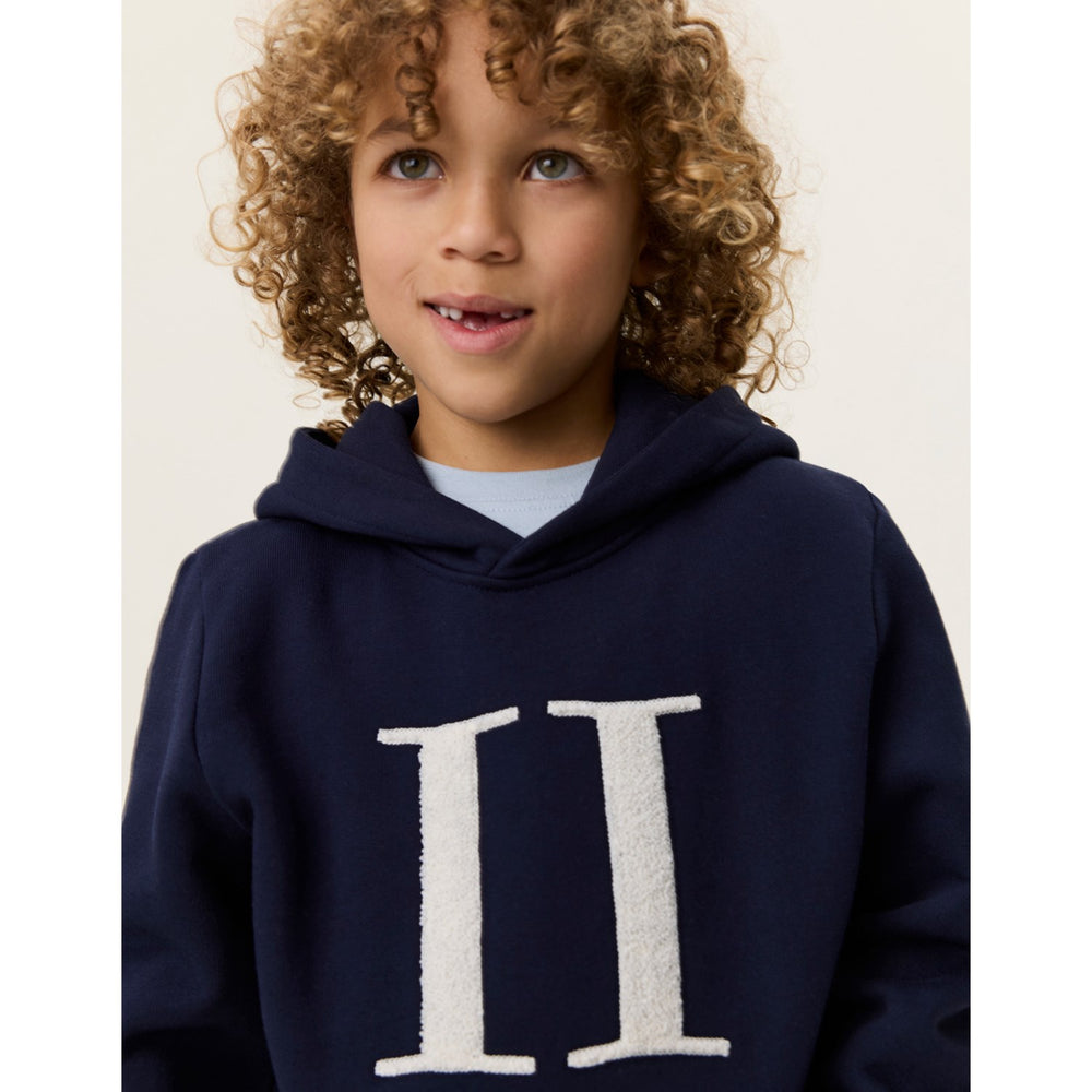 Køb Les Deux Kids Dark Navy Encore Bouclé Hættetrøje