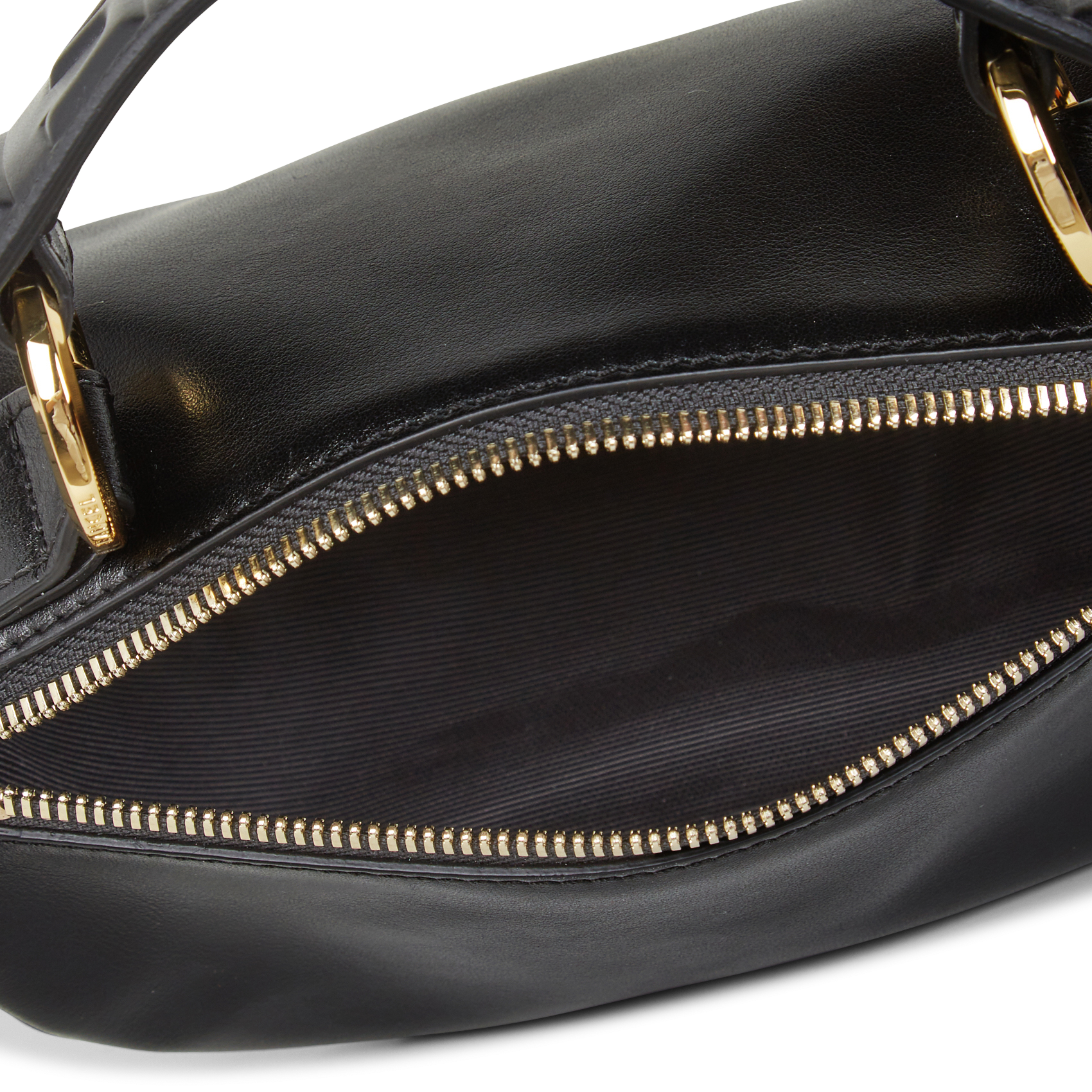 ORIGAMI MINI - Sac bandoulière en cuir| Noir