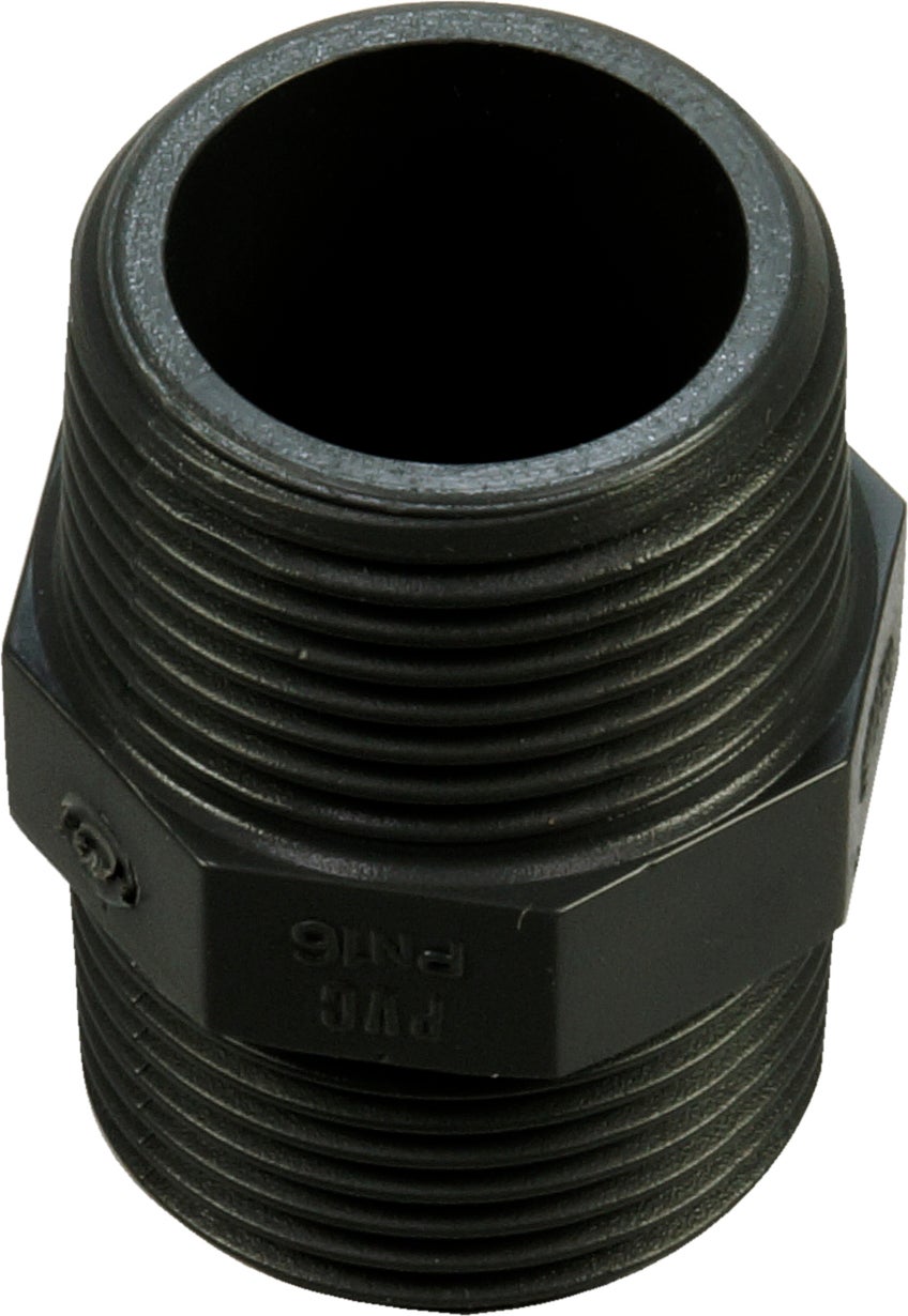Hozelock dubbelnippel 1 inch