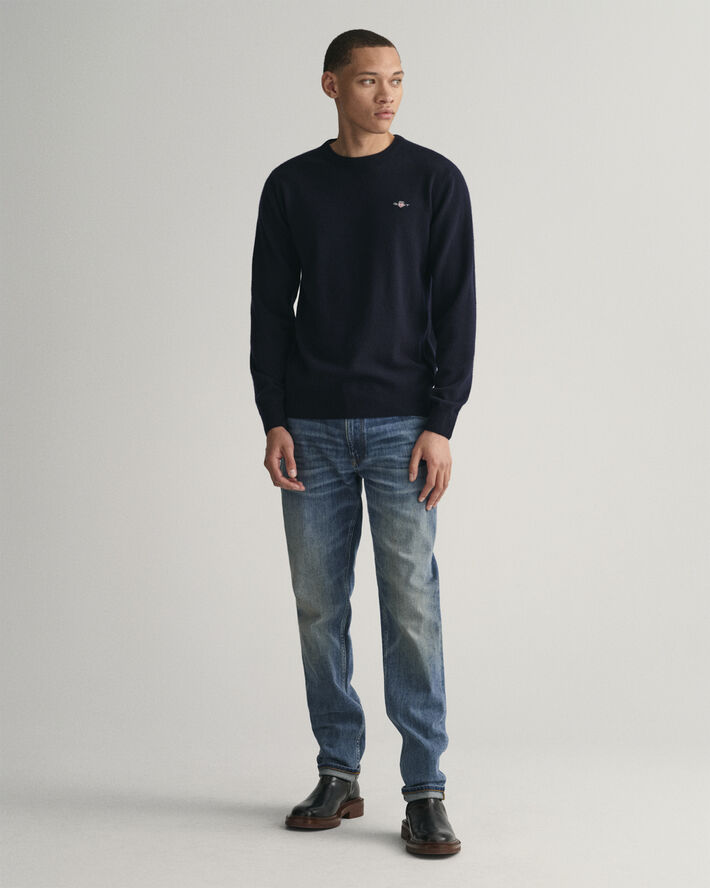 Gant SUPERFINE LAMBSWOOL C-NECK Marine