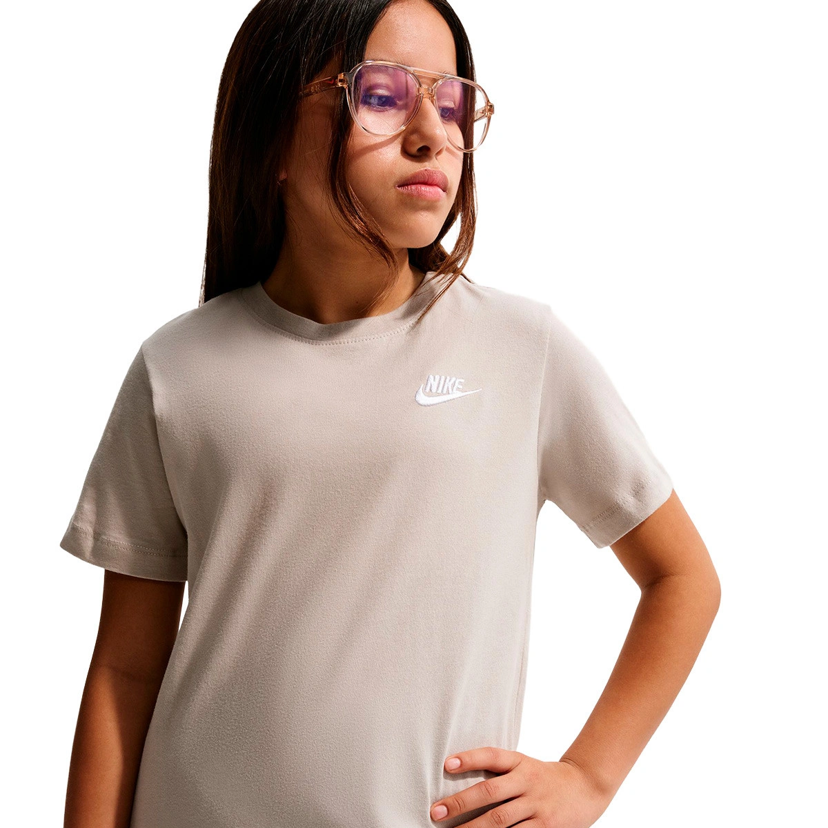 T-Shirt Nike Fleece Tee Emb Futura Lbr Criança