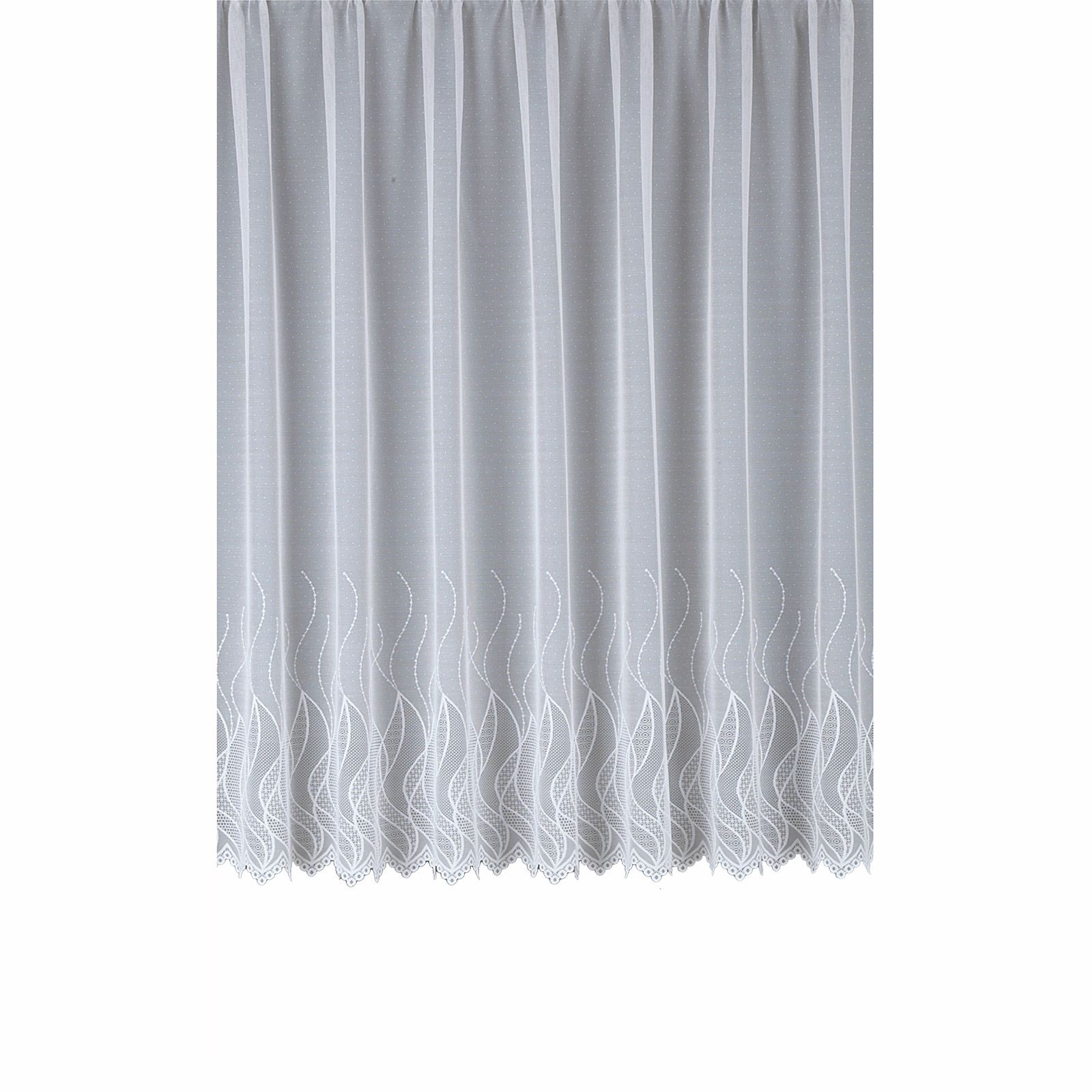 Gardine - Jaquard-Store - weiß - 300x145 cm