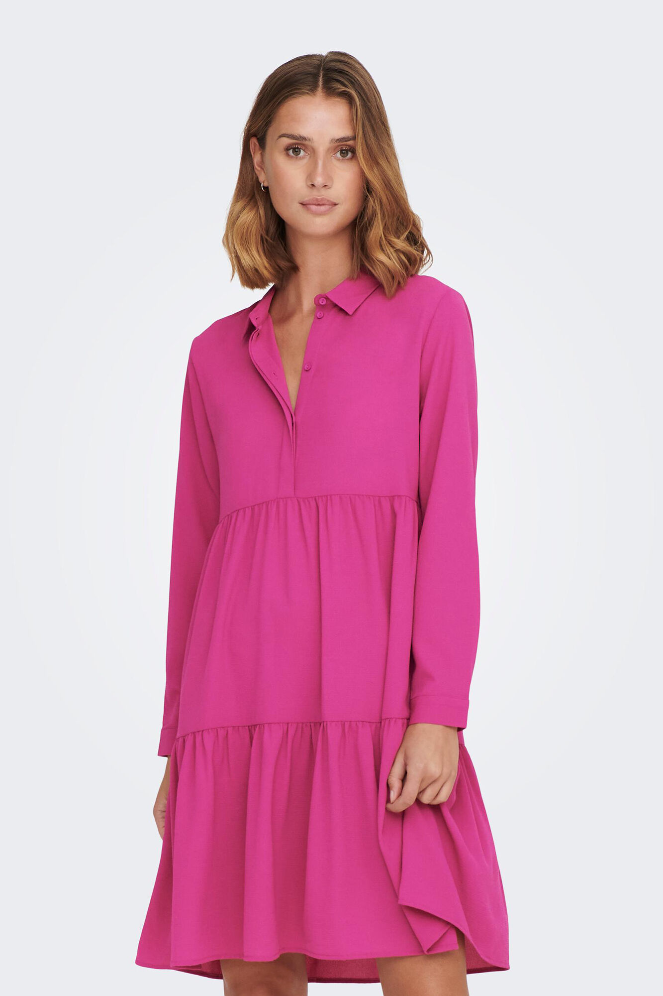 vestido camisa midi