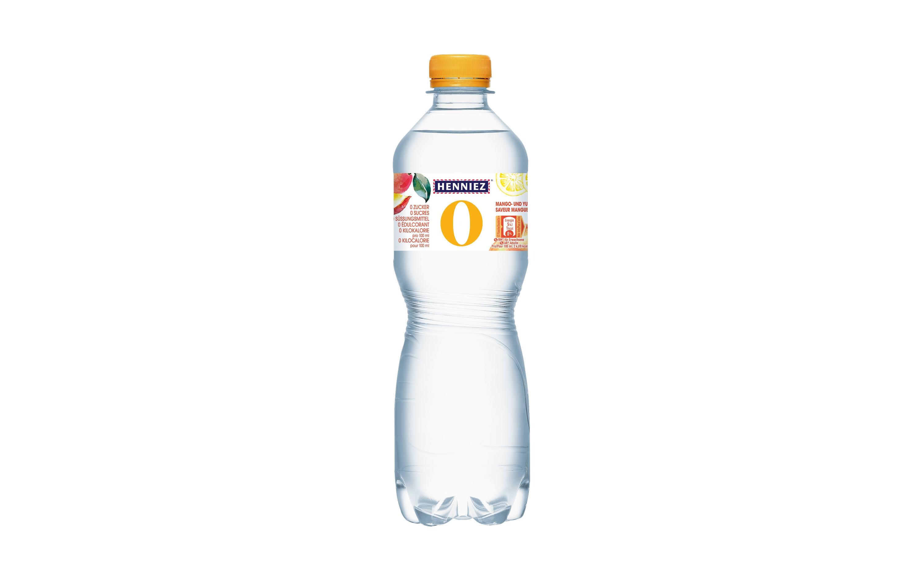 Wasser 0Kcal Mango-Yuzu xKohlensäurehaltiges Mineralwasser mit Mango und Yuzu Aroma