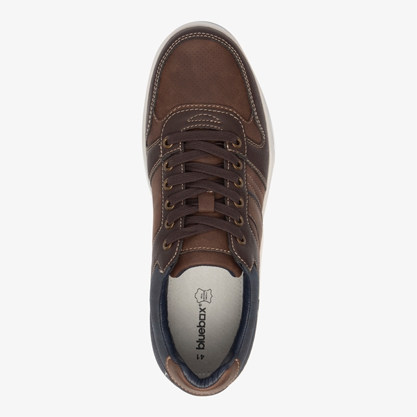 Blue Box heren sneakers bruin/blauw