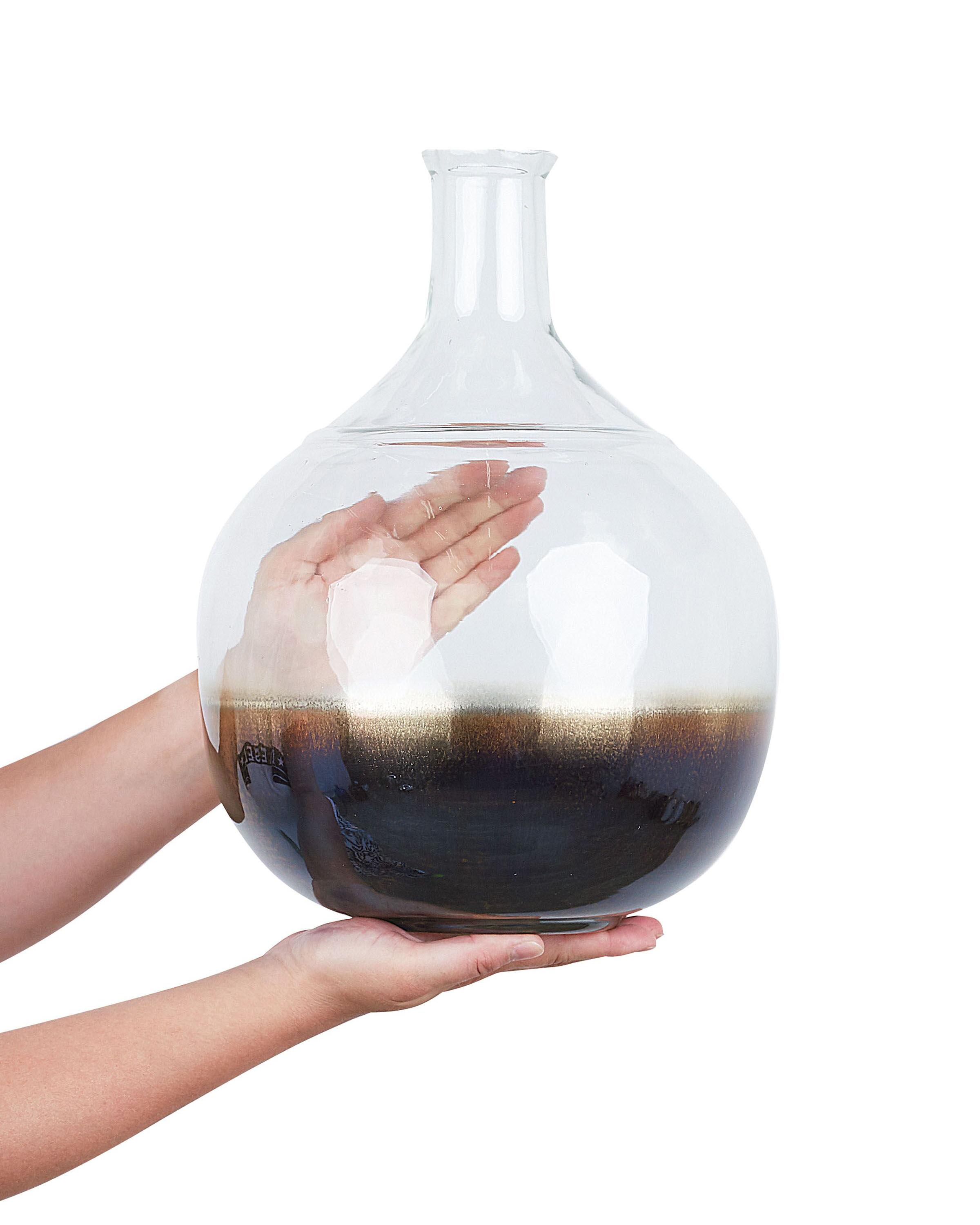 Bloemenvaas RAZALA Glas 34 cm Meerkleurig