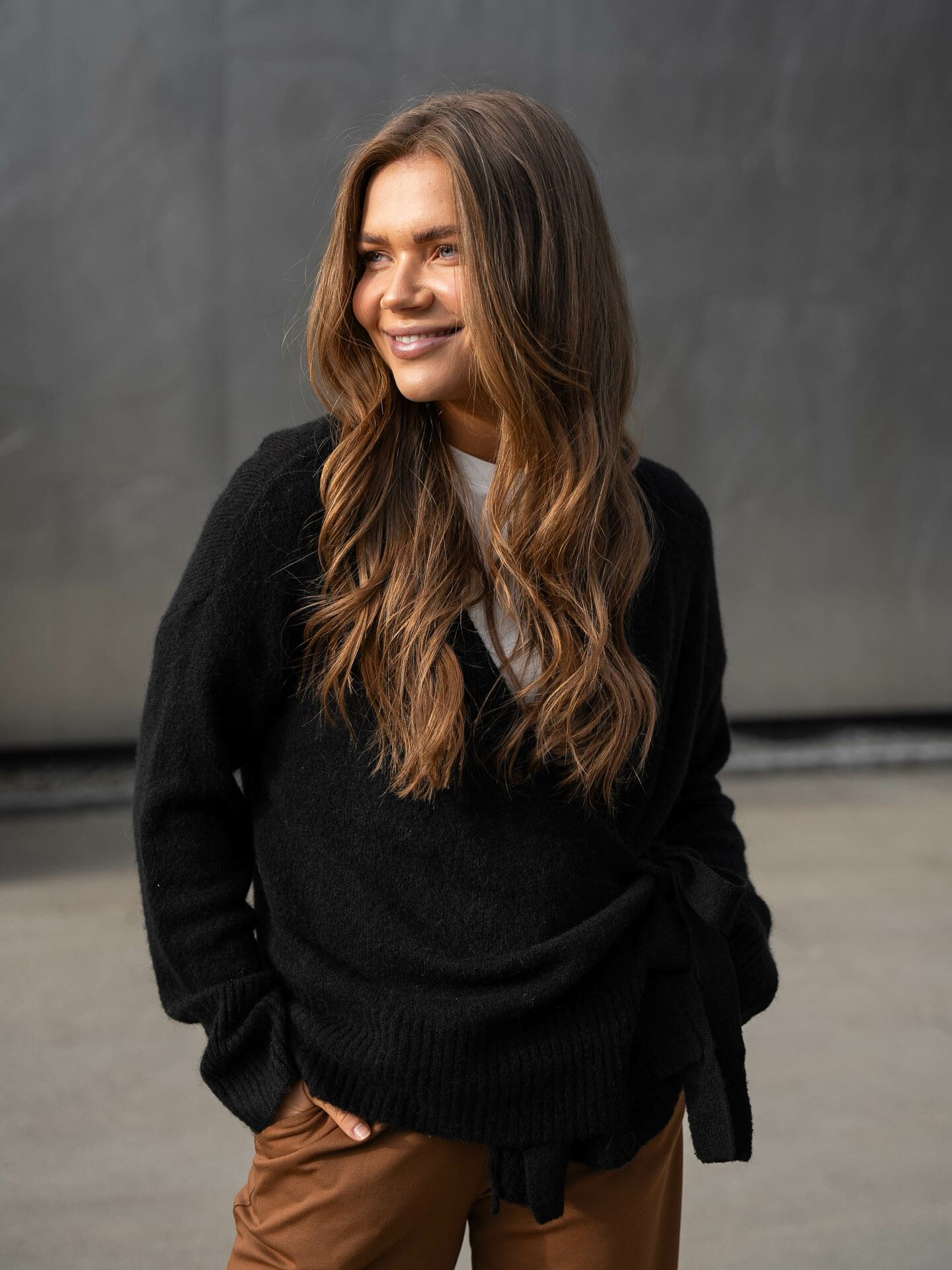 Ebonee Zenie Wrap Pullover