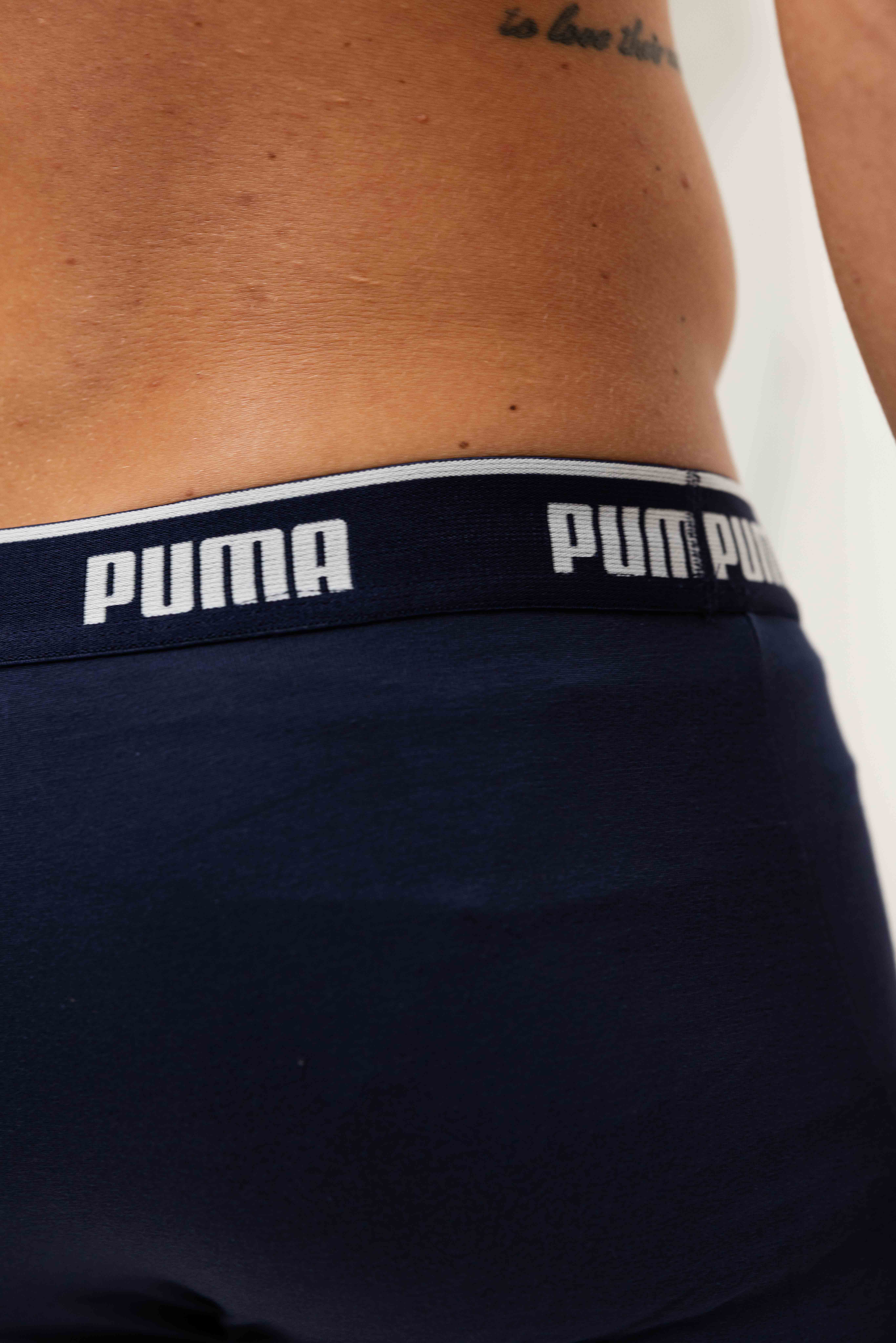 Puma Everyday Basic Boxershort Heren 3-Pack Blauw Combi
