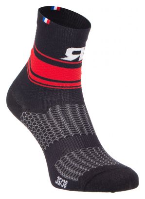 Paire de Chaussettes RAFAL BOA Noir Rouge
