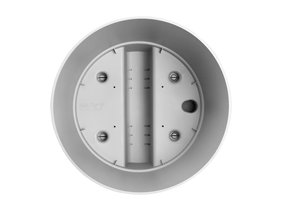 Pot de fleurs rond extérieur/intérieur Ø 43 cm Elho Aqua Care Greensense gris ciment