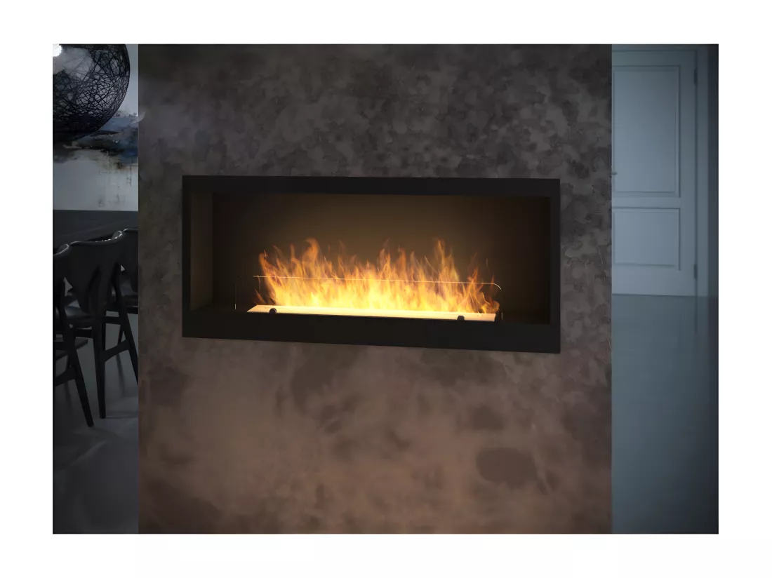 INSIDE 1200 Infire cheminée au bioéthanol encastrable avec verre