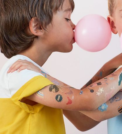 Meri Meri Tattoos - Small - Rainbow & Hearts