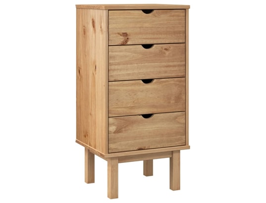 VIDAXL - Armoire à tiroirs 46x39,5x90 cm bois de pin massif