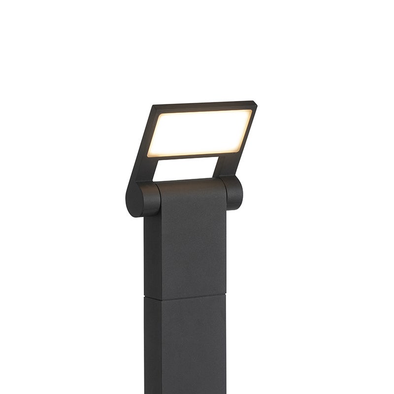 Moderne buitenmast, grijs, inclusief LED, IP54 - Zane