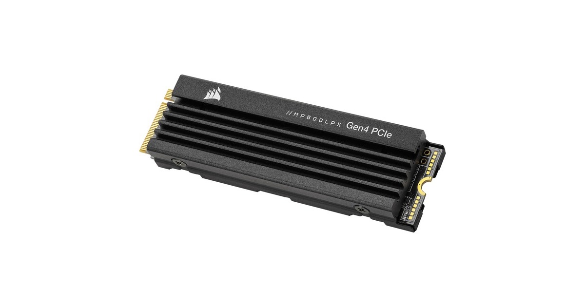 CorsairMP600 PRO LPX, 2 TB SSD  (Zwart, CSSD-F2000GBMP600PLP, M.2 2280, PCIe 4.0 x4)