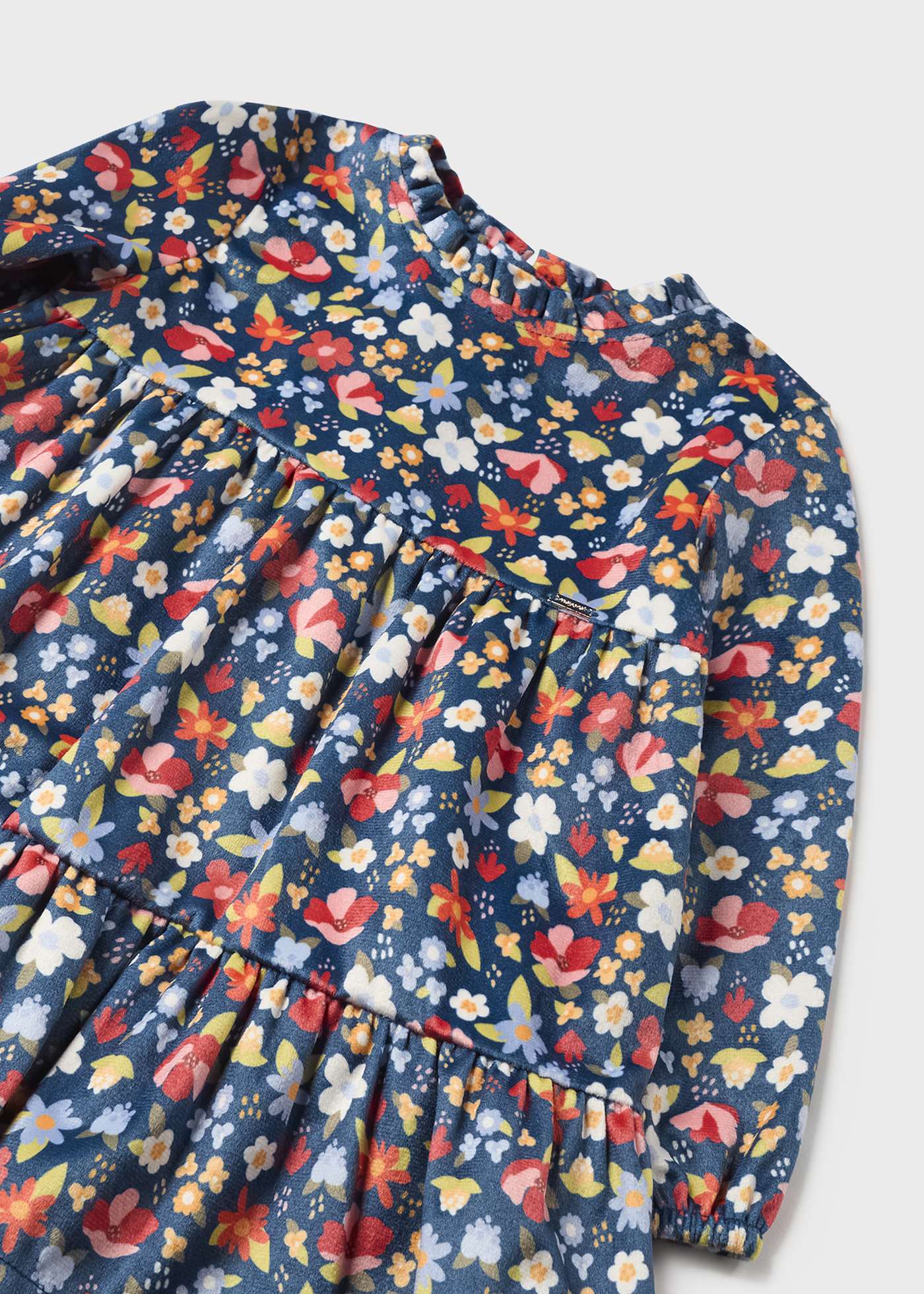 Vestido de veludo para bebê