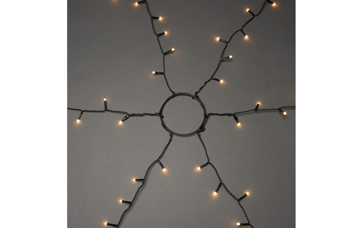 LED Baummantel mit Ring 6 Stränge, 270 LampenStrangverdoppelung von 6 auf 12 Stränge nach 120 cm