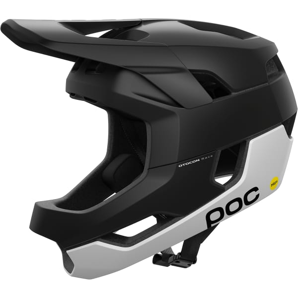 Casque VTT POC OTOCON RACE MIPS URANIUM BLACK/HYDROGEN WHITE MATT