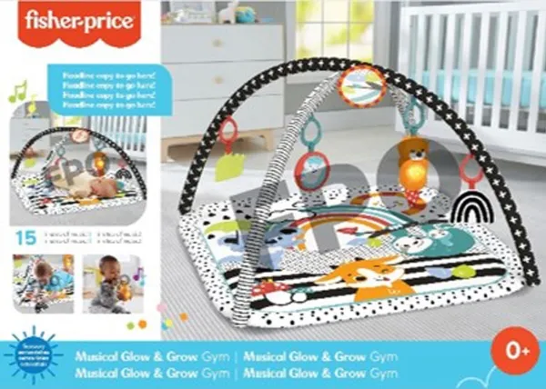 Fisher Price 3-in-1 Music Glow & Grow Gym