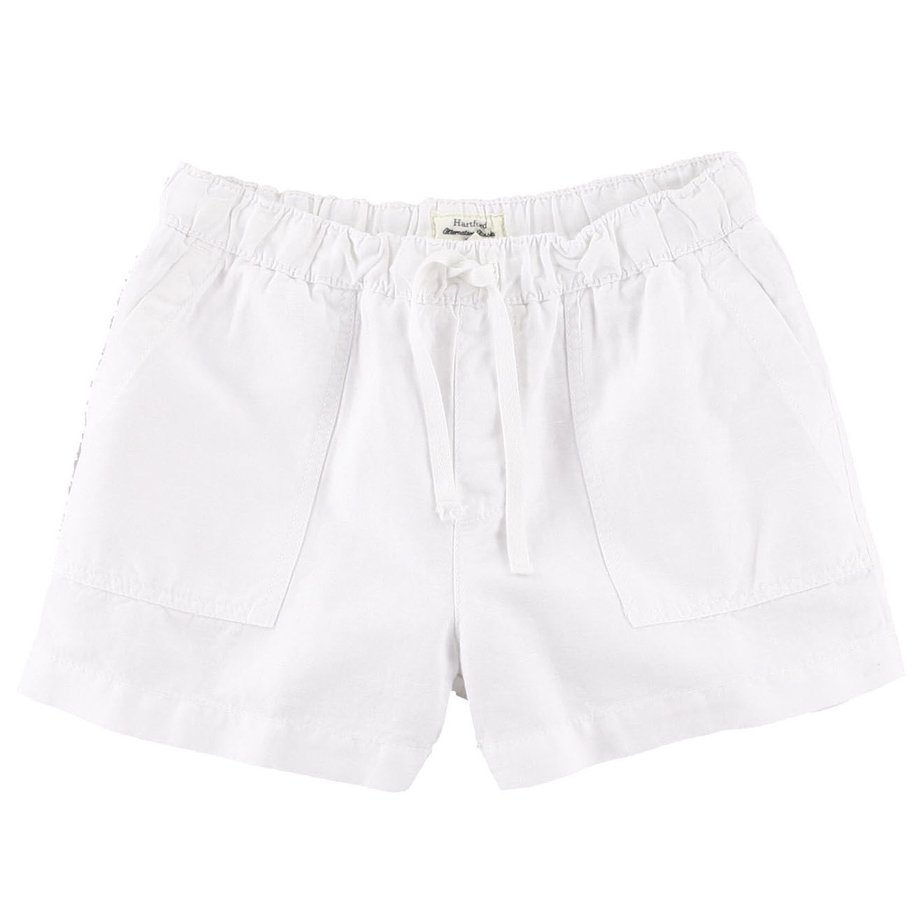 Hartford Short en Coton & Lin Saran blanc