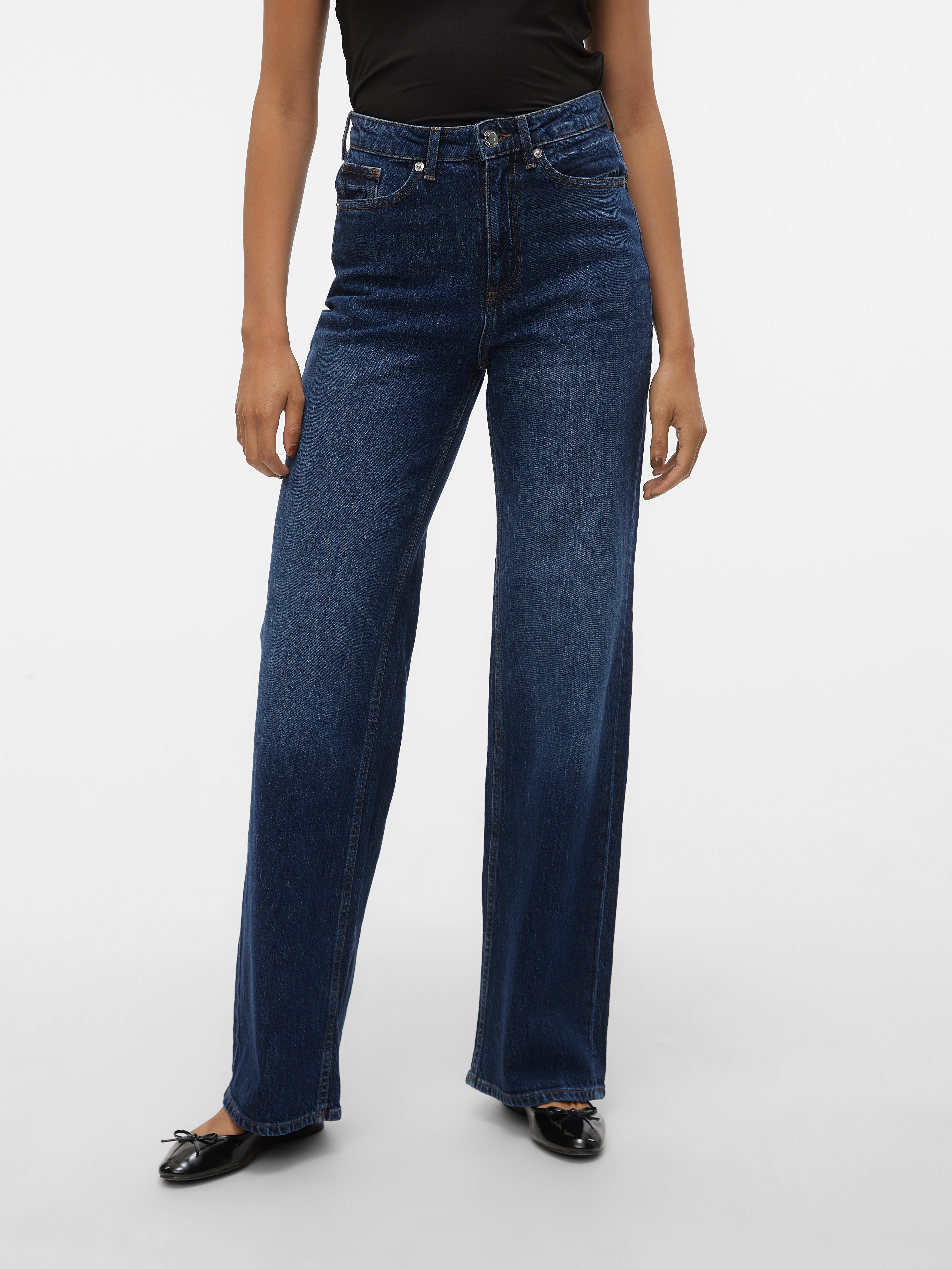 VMTESSA High rise Wide leg fit Jeans