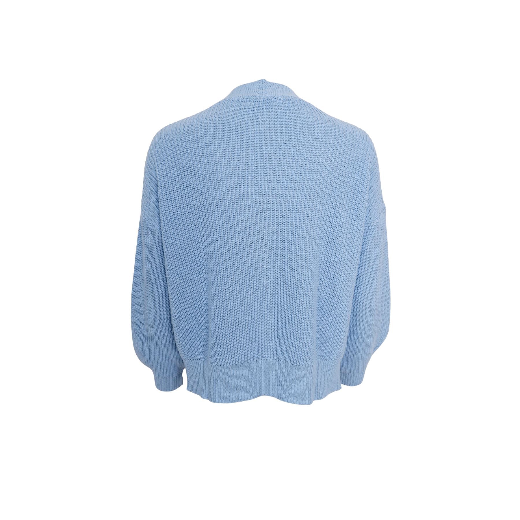 Black Colour Bcfry Knit Cardigan sky blue