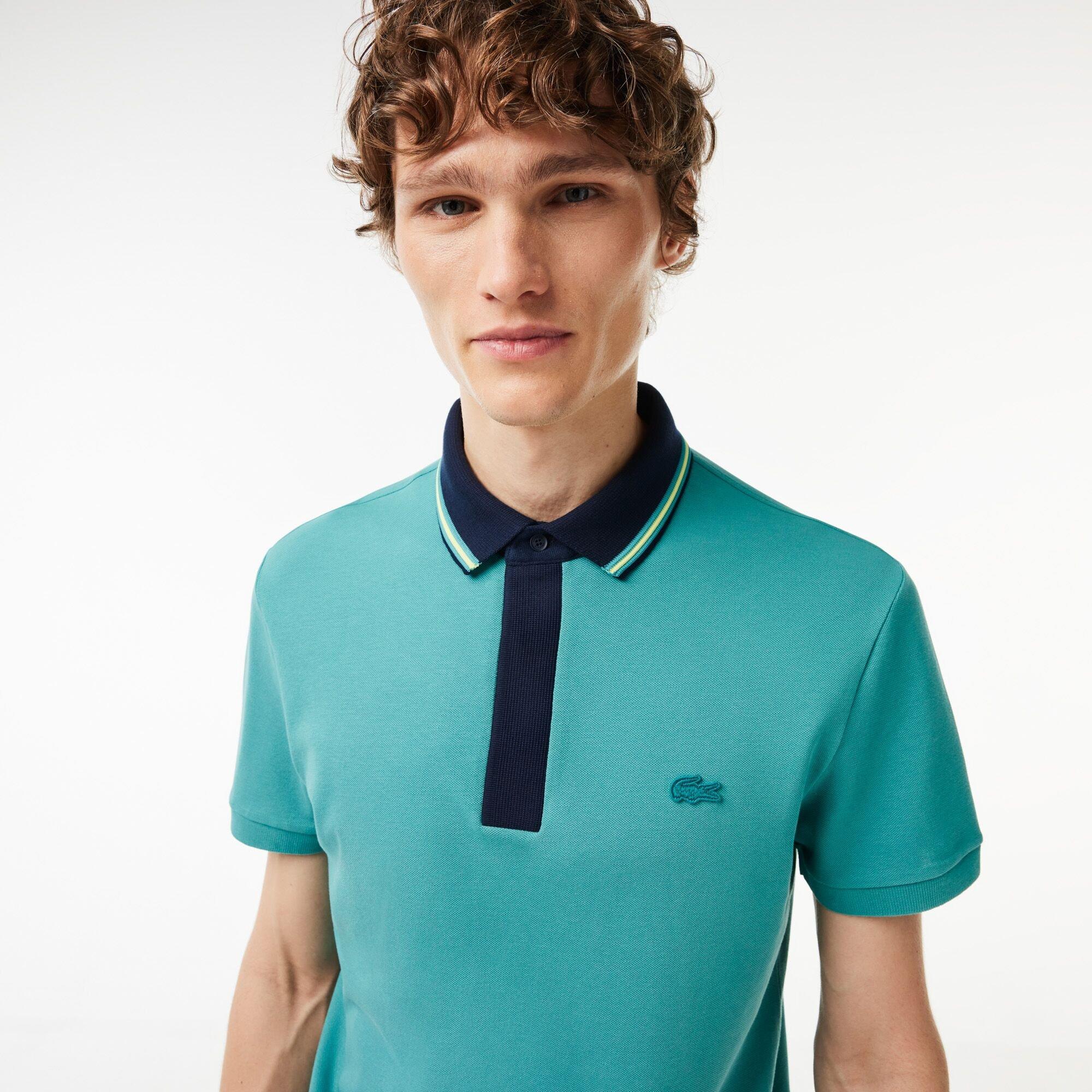Lacoste Contrast Neck Smart Paris Polo